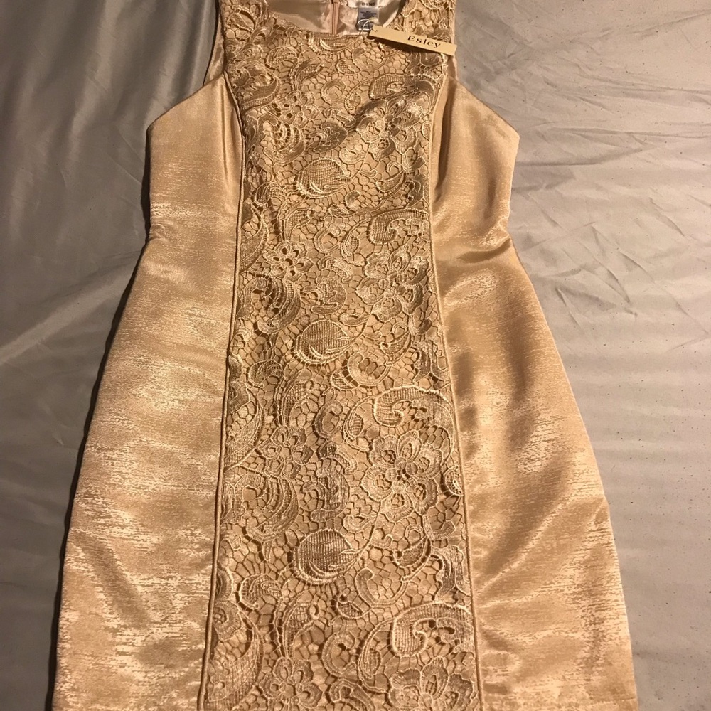 Lace ivory dress